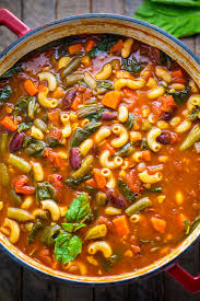 italian minestrone soup baker by nature