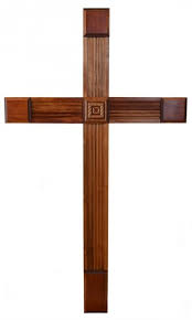 Wooden Contemporary Wall Hanging Cross