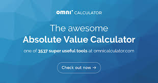 Absolute Value Calculator