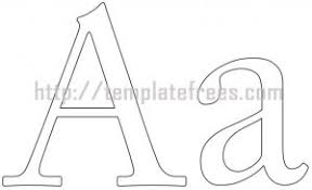 Printable cut out letter and tips to make it. Free Printable Letter Stencils A Z Pdf