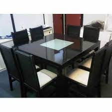 Black 8 Seater Dining Table
