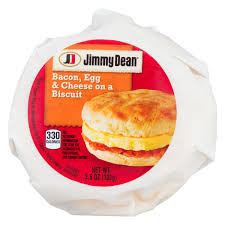 jimmy dean biscuit sandwich bacon egg