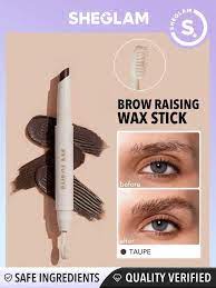 sheglam brow raising wax stick taupe