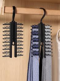 Tie Rack Wall Mounted Closet Hanger