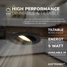dimmable led downlight oslo black