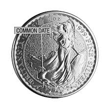 1 Oz Silver Britannia Coin Common Date Buy Online At