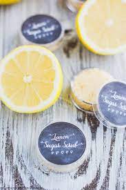 diy exfoliating lemon lip scrub a