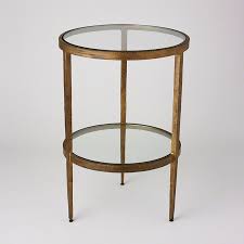 Small Round Brass Side Table 50