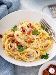 spaghetti carbonara recipe belly full
