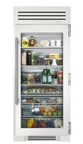 36 Glass Door Refrigerator Column