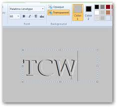 Creating Pressed Text Effect In Ms Paint