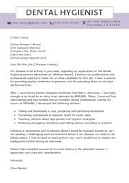 Dental Assistant Cover Letter Example Resume Genius
