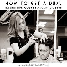 dual barbering cosmetology license