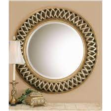 Ad36 Round Intertwined Frame Decorative