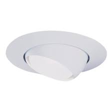 Halo 6 In White Recessed Ceiling Light Trim With Adjustable Eyeball 78p The Home Depot