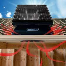 roof mount solar fans energy