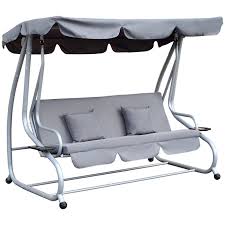 3 Seater Swing Chair Hammock Bench Bed