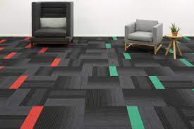 polished pvc designer carpet tile at