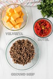 rotel dip with ground beef high in