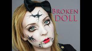 broken doll make up transformation
