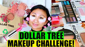 dollar tree makeup challenge you
