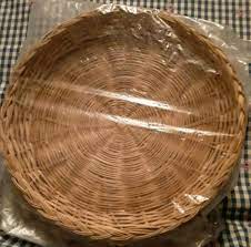 Wicker Bamboo Paper Plate Holders