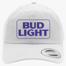 Bud Light Beer Cotton Twill Hat Embroidered Customon