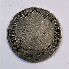 carlos III,2 reales,lima,peru,1780,carolus,hispaniarum rex,