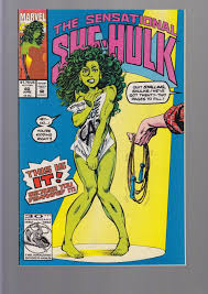comicsvalue.com - Sensational She-Hulk #40 - Bryne - Nude Jump Rope Issue -  Marvel - auction details