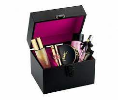 makeup box black pink