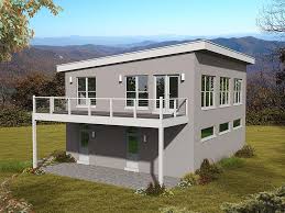 Garage Living Plan 51695 Modern Style
