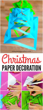 paper christmas decorations easy