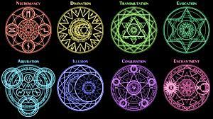 Wizards that specialize in one of the schools of magic can instead chose to focus their studies still further. The Arcane Arts Magic Symbols Magic Circles Magic Circle