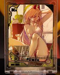 Power Chainsaw Man Goddess Story Waifu Gold Premium Metal Card Doujin  MR-001 | eBay