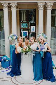 платье подружки невесты, свадьба в синем, синее платье подружки невесты,  свадьба в синем цвете, образ подружки невесты в синем цвете - The-wedding.ru
