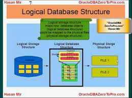 oracle dba logical database structure