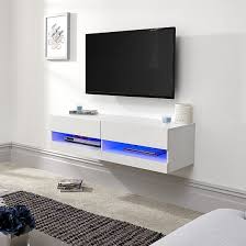 wall mounted modern tv wall unit with