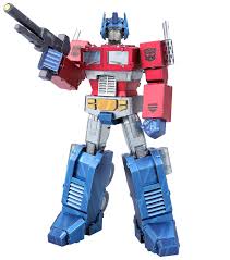 optimus prime color transformers metal