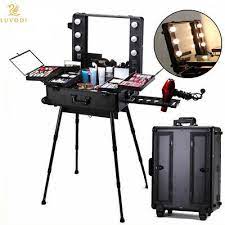cosmetic make up travel trolley artist