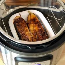 soy glazed aubergine in instant pot duo