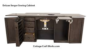 amish deluxe sewing machine cabinet