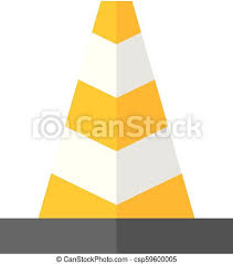 Download 58 traffic cone cliparts for free. Flat Icon Traffic Cone Traffic Cone Icon In Flat Color Style Road Construction Warning Alert Internet Web Page Under Canstock