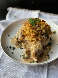 baked pork chops with stuffing