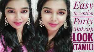 reception makeup look in tamil