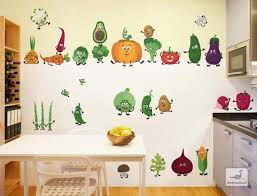 wall decal kitchen wall decal vegetable