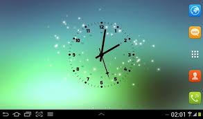 live wallpaper of clock free android