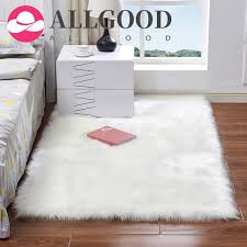 faux sheepskin wool carpet rug