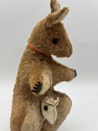 vine antique kangaroo joey stuffed