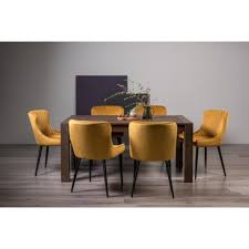 Large (seats 8+) katarina extendable rubberwood solid wood dining table. Blake Dark Oak Cezanne Medium Dining Set Stylish Dining Home Origins