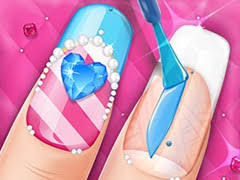 princess nail makeup salon play